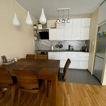 Przytulny Apartament Z Widokiem Na Morze -12 Pietro 아파트 그단스크